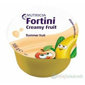 Fortini Creamy Fruit Multi Fibre príchuť letné ovocie 4x100 g vyobraziť