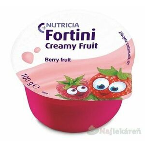 Fortini Creamy Fruit Multi Fibre príchuť červené ovocie 4x100 g vyobraziť