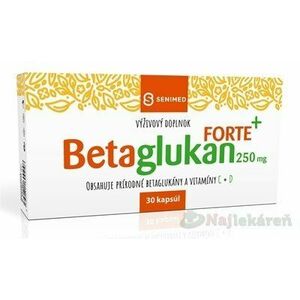 SENIMED Betaglukan 250 mg FORTE + s vitamínom C a D, 30 ks vyobraziť