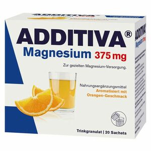 ADDITIVA Magnesium 375 mg nápoj pomaranč 20 vreciek vyobraziť