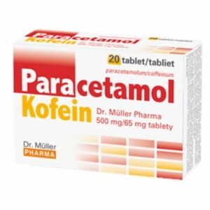 DR.MÜLLER Paracetamol Kofein 500mg/65mg 20 tabliet vyobraziť