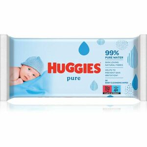 Huggies Pure čistiace utierky pre deti od narodenia 56 ks vyobraziť