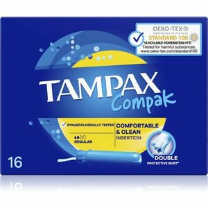 Tampax Compak Regular tampóny s aplikátorom 16 ks vyobraziť