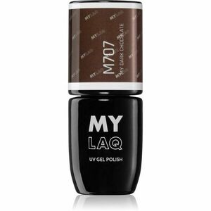 MYLAQ UV Gel Polish gélový lak na nechty odtieň My Dark Chocolate 5 ml vyobraziť