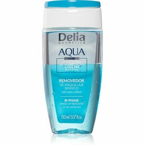 Delia Cosmetics Aqua dvojfázový odličovač na očné okolie a pery 150 ml vyobraziť