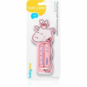 BabyOno Take Care Floating Bath Thermometer detský teplomer do kúpeľa Pink Giraffe 1 ks vyobraziť