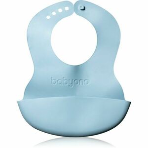 BabyOno Be Active Soft Bib with Adjustable Lock podbradníček Blue 6 m+ 1 ks vyobraziť