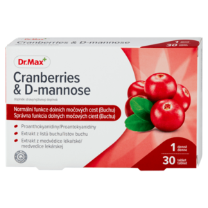 Dr.Max Cranberries & D-mannose vyobraziť