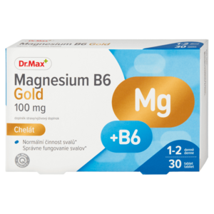 Dr.Max Magnesium B6 Gold 100 mg Chelát vyobraziť