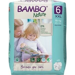 BAMBO 6 XXL (16-30 kg) detské plienky priedušné, savosť 1150 ml (inov.2020) 1x20 ks vyobraziť