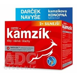 Cemio Kamzík darček 2023 cps (2x silnejší) 60 ks + zadarmo chladivá masť 75 ml, 1x1 set vyobraziť