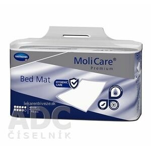 MoliCare Premium Bed Mat 9 kvapiek 40x60 cm absorpčné podložky 1x15 ks vyobraziť
