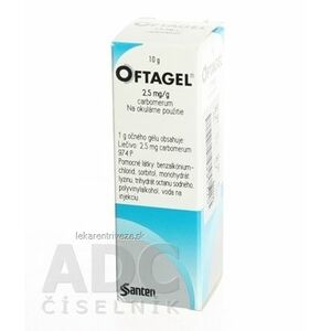 OFTAGEL 2, 5 mg/g gel oph (fľ.LDPE) 1x10 g vyobraziť