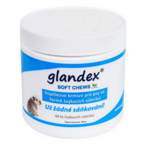 GLANDEX Soft Chews žuvacie valčeky pre psy a mačky 60 ks vyobraziť