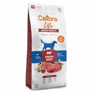 CALIBRA Life Fresh Beef Senior Medium granuly pre psov 1 ks, Hmotnosť balenia: 12 kg vyobraziť