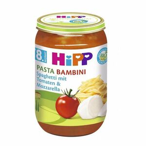 HIPP Pasta bambini Paradajky so špagetami a Mozzo. 220 g vyobraziť
