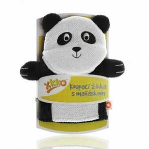 XKKO Rukavica na kúpanie s bábkou - Panda vyobraziť