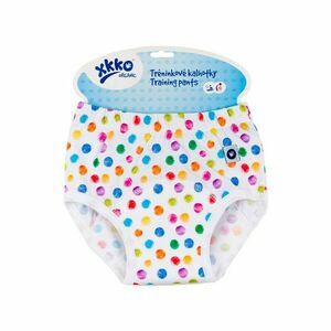 XKKO Tréningové nohavičky Organic - Watercolor Polka Dots, veľkosť L vyobraziť