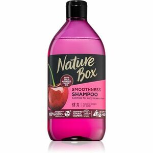 Nature Box Cherry uhladzujúci šampón pre nepoddajné a krepovité vlasy 385 ml vyobraziť
