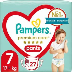 Pampers Premium Care Pants Size 7 jednorazové plienkové nohavičky 17+ kg 27 ks vyobraziť