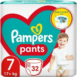 Pampers Pants Size 7 jednorazové plienkové nohavičky 17+ kg 32 ks vyobraziť