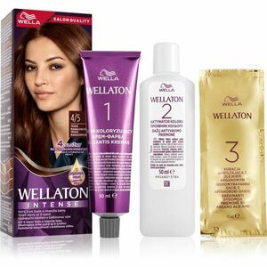 Wella Wellaton Intense permanentná farba na vlasy s arganovým olejom odtieň 4/5 Addictive Mahogany 1 ks vyobraziť