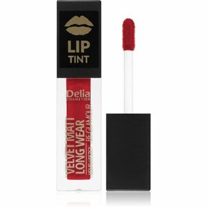 Delia Cosmetics Lip Tint matný tekutý rúž odtieň 015 Lucky Red 5 ml vyobraziť