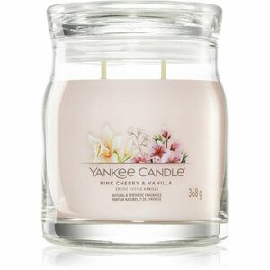 Yankee Candle Pink Cherry & Vanilla vonná sviečka Signature 368 g vyobraziť