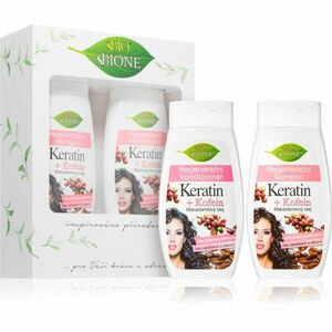 Bione Cosmetics Keratin + Kofein sada I. (na vlasy ) pre ženy vyobraziť