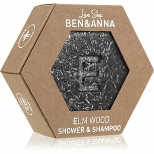 BEN&ANNA Love Soap Shower & Shampoo tuhý šampón a sprchový gél 2 v 1 Elm Wood 60 g vyobraziť