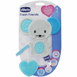 Chicco Fresh Friends Teething Cuddly Toy uspávačik s hryzadielkom Boy 1 ks vyobraziť