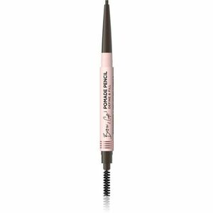 Eveline Cosmetics Brow & Go! vodeodolná ceruzka na obočie s kefkou 2 v 1 odtieň Dark Brown 4 g vyobraziť