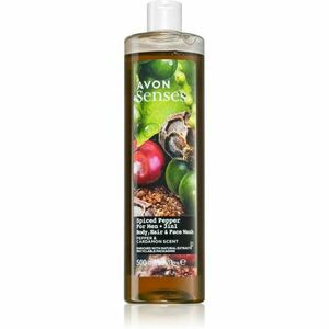 Avon Senses Spiced Pepper 3 v 1 šampón, kondicionér a sprchový gél 500 ml vyobraziť