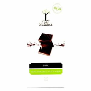 BALANCE Horká čokoláda so stéviou bez pridaného cukru 85 g vyobraziť