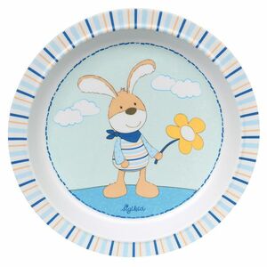 SIGIKID Melamín baby tanierik so silikónom Semmel Bunny 21, 5 cm vyobraziť