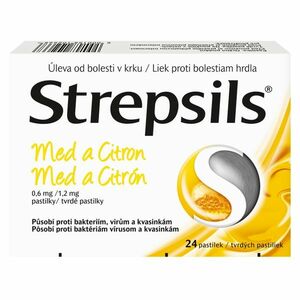 STREPSILS Med a Citrón 24 pastiliek vyobraziť