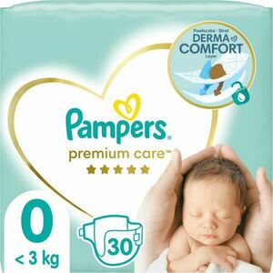 Pampers Premium Care Newborn Size 0 jednorazové plienky < 2, 5 kg 30 ks vyobraziť