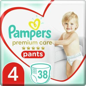 Pampers Premium Care Pants Maxi Size 4 jednorazové plienkové nohavičky 9-15 kg 38 ks vyobraziť