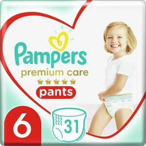 Pampers Premium Care Pants Extra Large Size 6 jednorazové plienkové nohavičky 15+ kg 31 ks vyobraziť