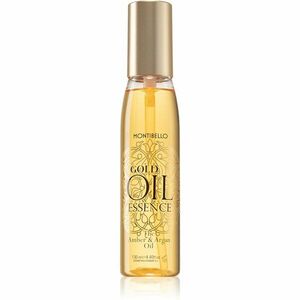 Montibello Gold Oil Amber & Argan Oil regeneračný a ochranný olej pre poškodené vlasy a rozštiepené končeky s arganovým olejom 130 ml vyobraziť