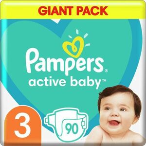 Pampers Active Baby Size 3 jednorazové plienky 6-10 kg 90 ks vyobraziť