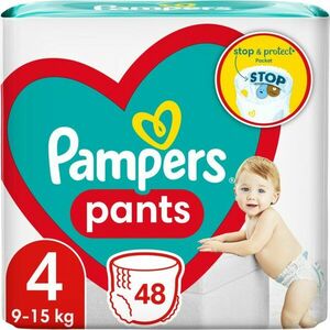 Pampers Pants Size 4 jednorazové plienkové nohavičky 9-15 kg 48 ks vyobraziť