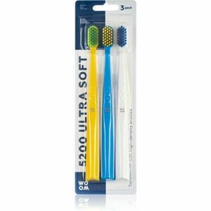 WOOM Toothbrush 5200 Ultra Soft zubné kefky 3 ks vyobraziť