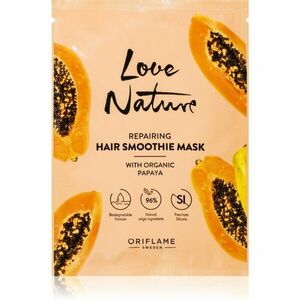 Oriflame Love Nature Organic Papaya regeneračná maska na vlasy 30 ml vyobraziť