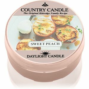 Country Candle Sweet Peach čajová sviečka 42 g vyobraziť