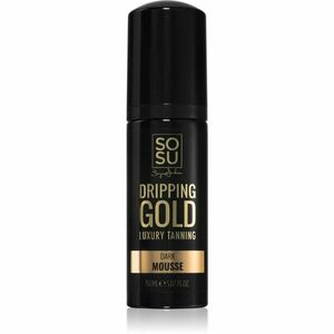 Dripping Gold Luxury Tanning Mousse Dark samoopaľovacia pena pre zvýraznenie opálenia 150 ml vyobraziť
