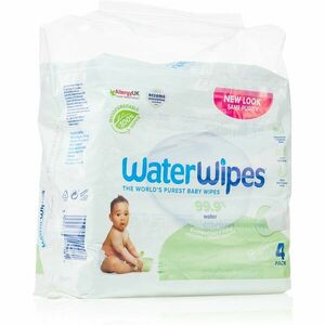 Water Wipes Baby Wipes Soapberry 4 Pack detské jemné vlhčené obrúsky 4x60 ks vyobraziť