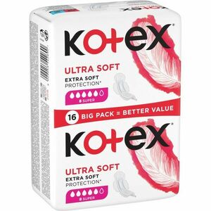 Kotex Ultra Soft Super vložky 16 ks vyobraziť