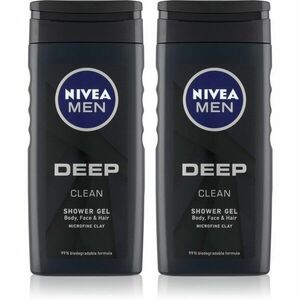Nivea Men Deep sprchový gél pre mužov (výhodné balenie) vyobraziť