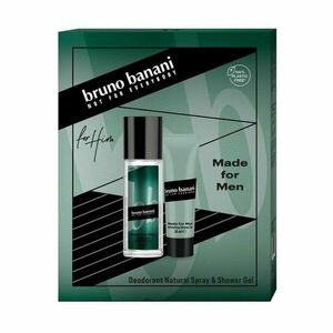 BRUNO BANANI MADE FOR MEN deodorant sprej 75ML + sprchový gél 50ML vyobraziť
